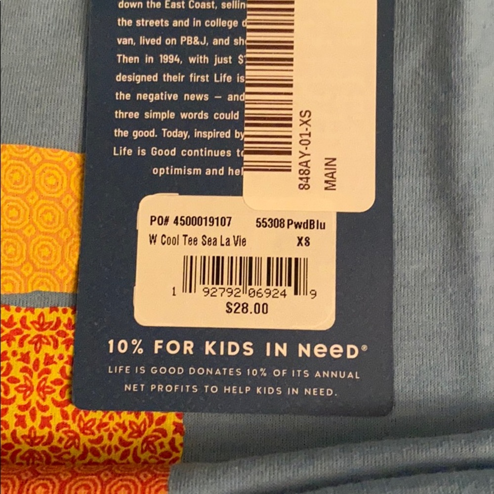 Life is good sea la vie t shirt - Picture 4 of 4
